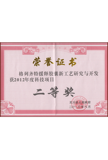 新工藝研究與開發二等獎