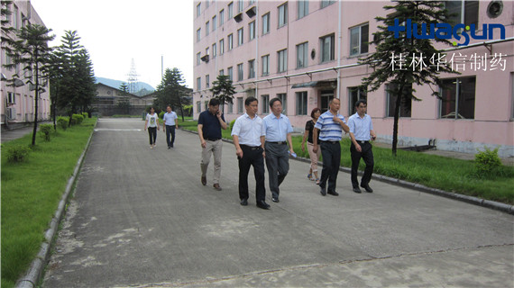 桂林市領導到桂林華信制藥有限公司調研